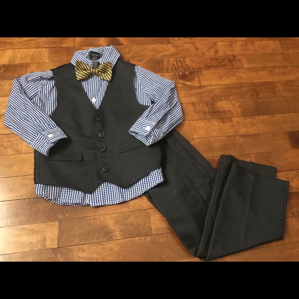 Toddler 4-Piece Formal Suit w/ Bowtie Nautica 4T